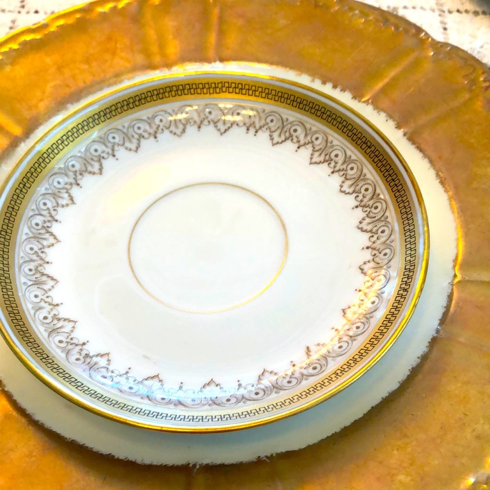 GRATIS- EUC- Pristine PL Limoges France, M. Redon Teacup & Saucer - Picture 10 of 13